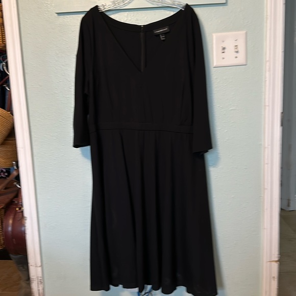 Lane Bryant Little Black Dress Plus Size 18 20 Fit & Flare Jersey Knit Stretch - Picture 2 of 10